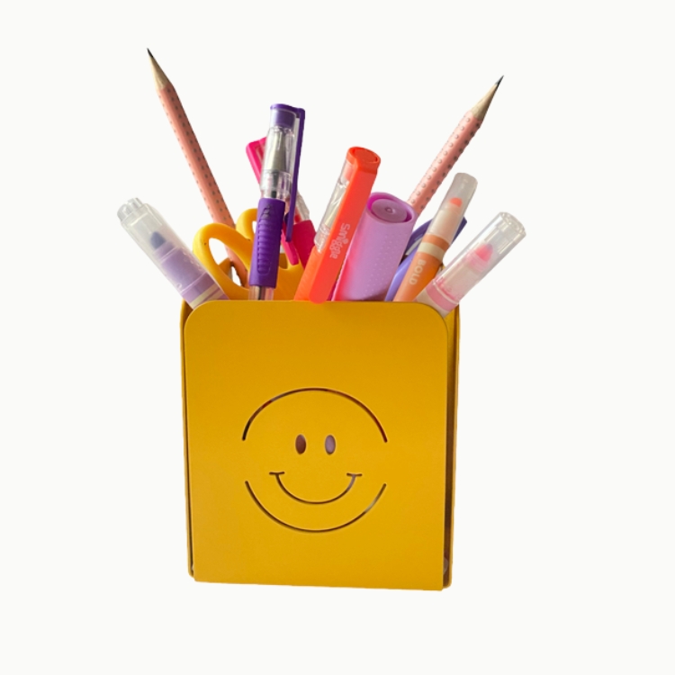Μολυβοθήκη Μεταλλική Smiley - Happy Face Hoopladoo