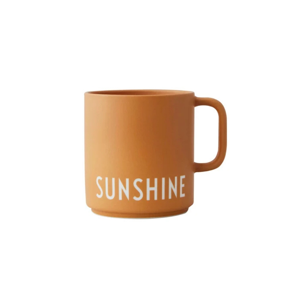 Design Letters Ματ κύπελλο πορσελάνης Bone China με λαβή Favourite cup "MYSUNSHINE''