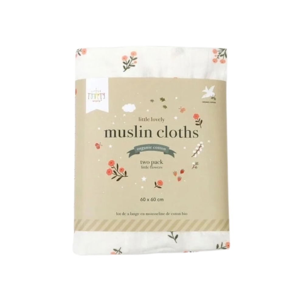 A Little Lovely Company Muslin Cloths - Πάνες αγκαλιάς από Μουσελίνα σετ 2 τμχ