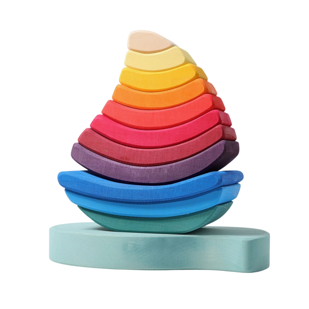Grimm's Boat Stacking Tower - Σετ Στοίβαξης Πλοίο