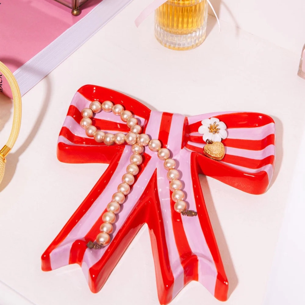 DOIY Bow Trinket Tray - Δίσκος Για Μπιχλιμπίδια