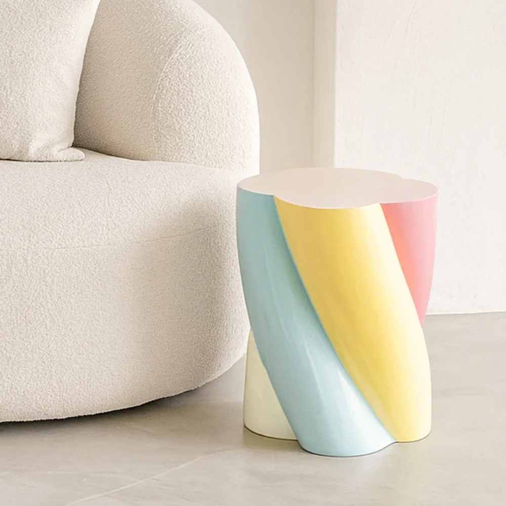 L'expressionist Marshmallow Side Table - Τραπεζάκι/Σκαμπό Ζαχαρωτό