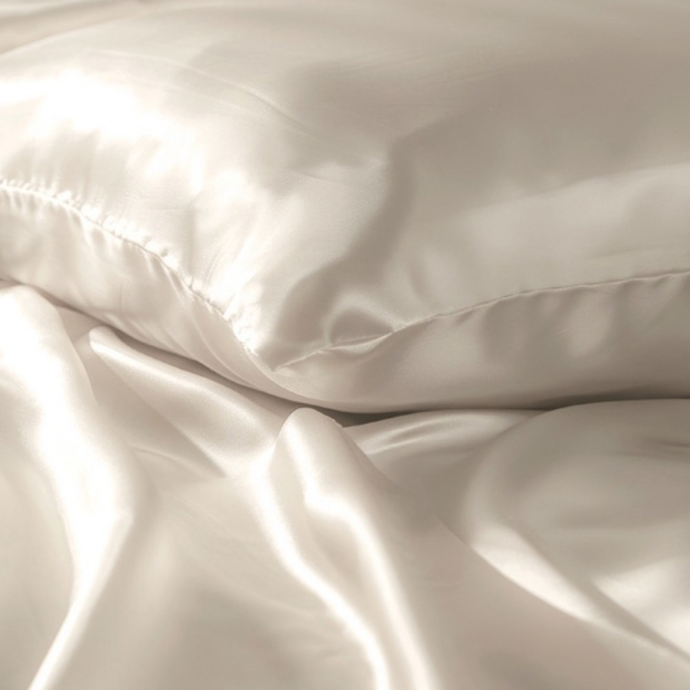 Feel and Touch Μεταξωτή Μαξιλαροθήκη Beauty Sleep Champagne