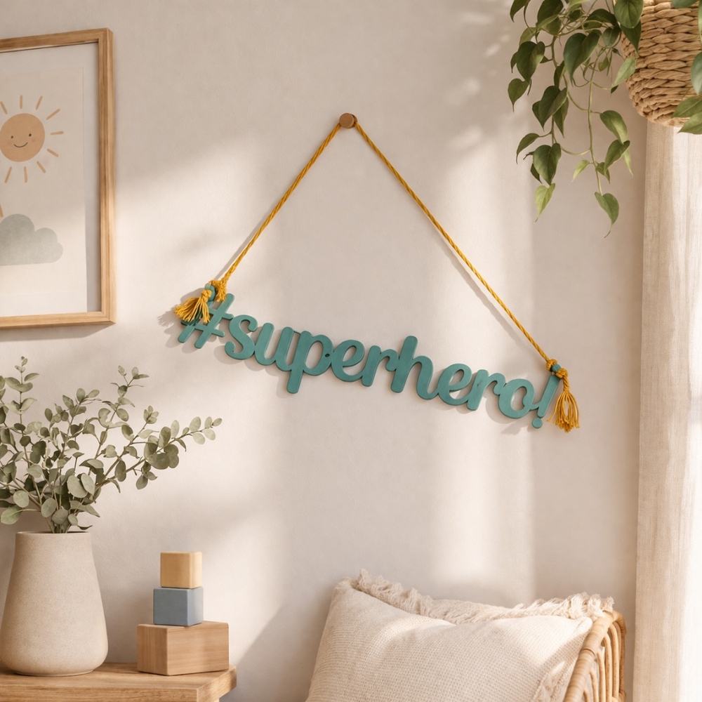 Hoopladoo Wall Art Superhero! - Διακοσμητικό Τοίχου Superhero!