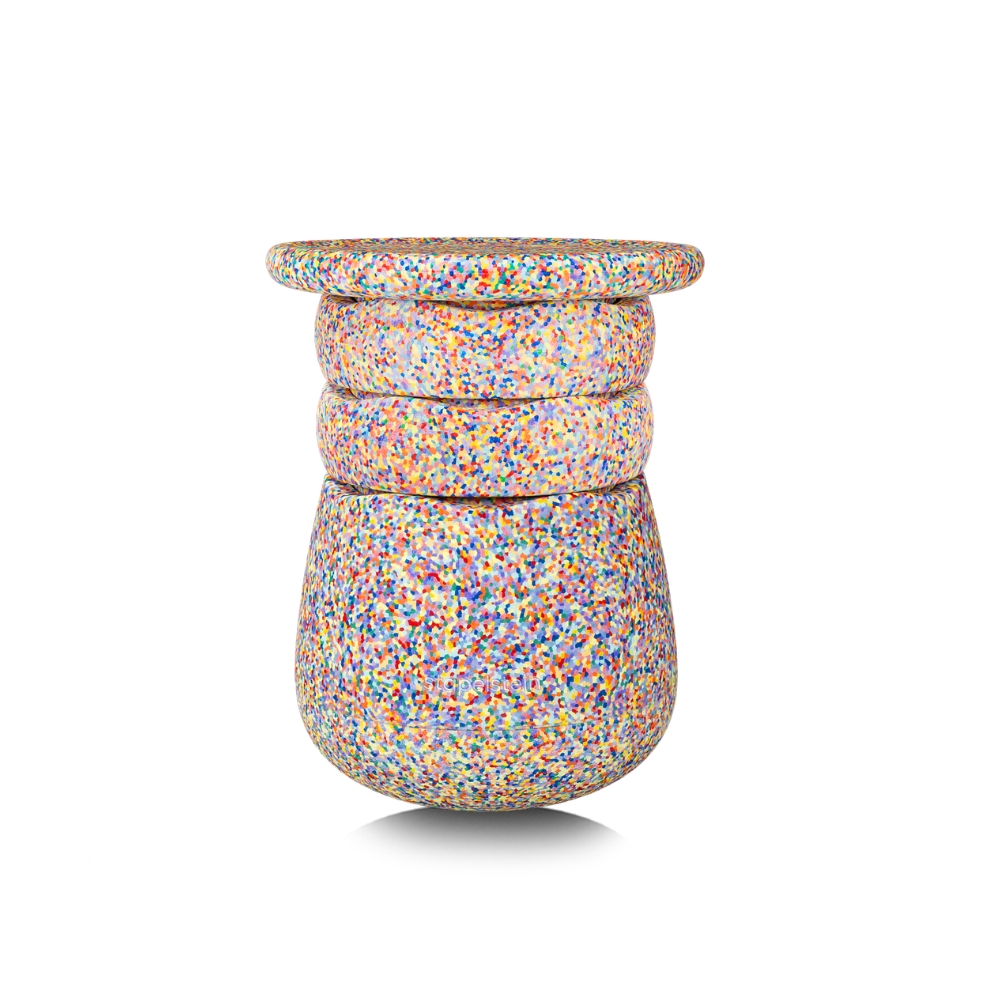 Stapelstein Dynamic all Confetti  – Κάθισμα Σκαμπώ Σετ Στοίβαξης – Ισορροπίας
